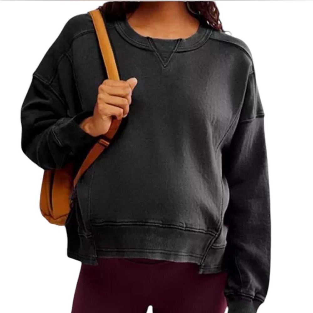 NWT Free People x Hatch Intercept Slouchy Pullover Long Sleeve extra small